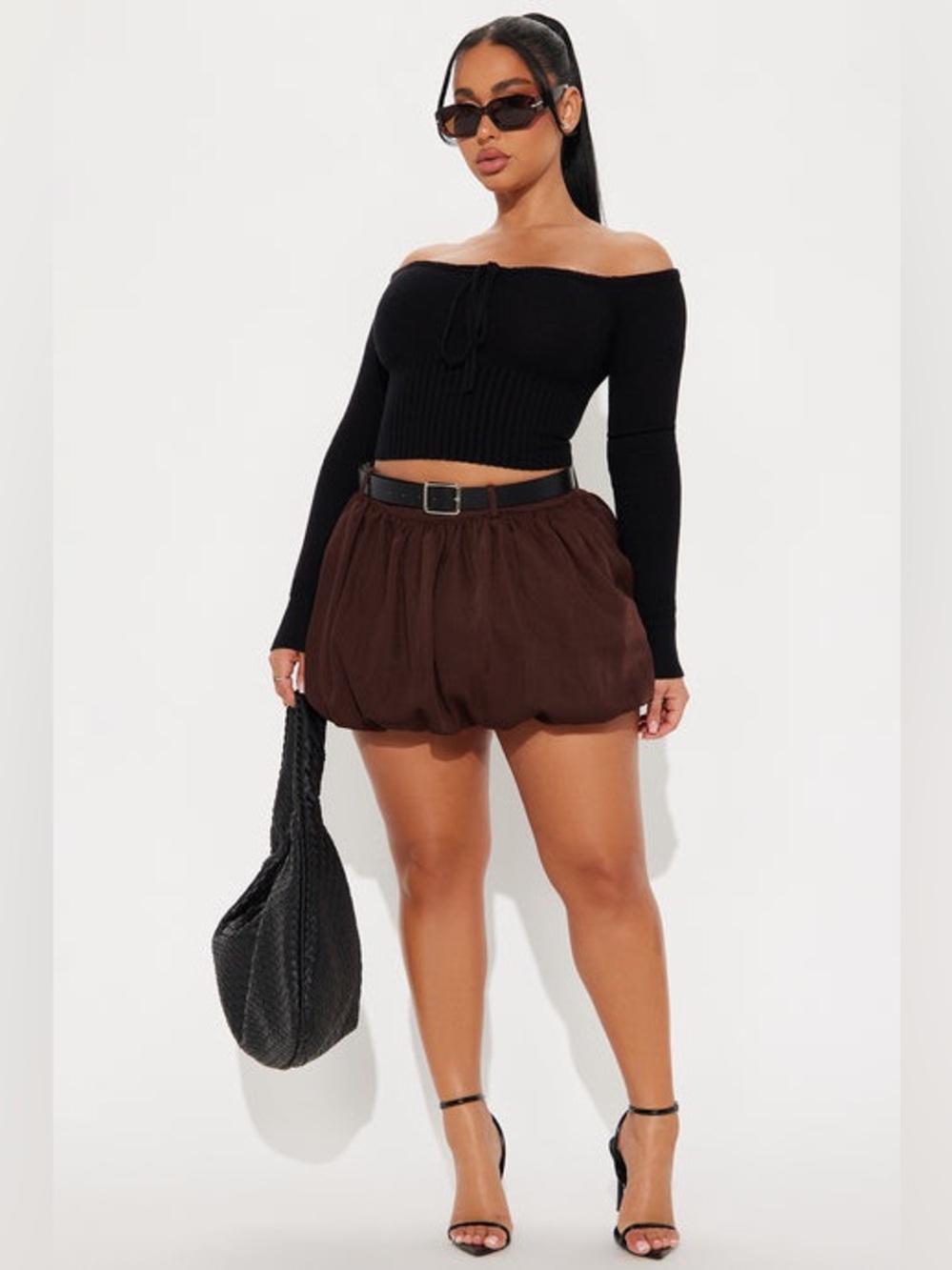 FN Spotlight On Me Bubble Mini Skirt